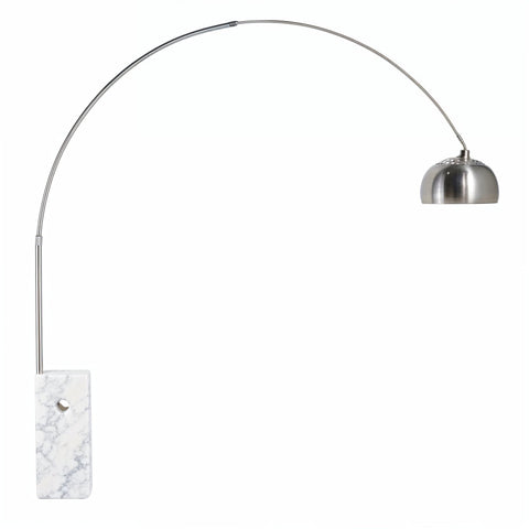 Arco Floor Lamp Flos Replica White Marble - Glicks Furniture