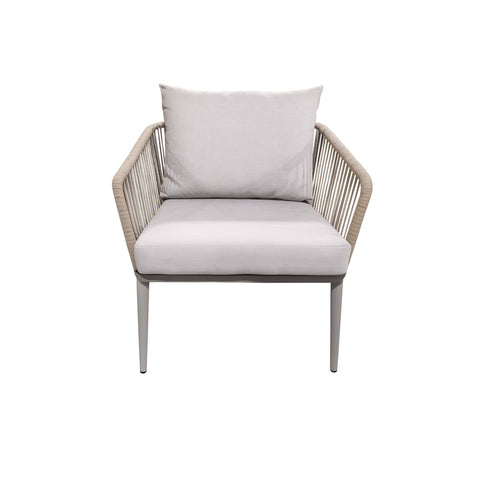 Santorini Outdoor 3 Piece Lounge Set Grey