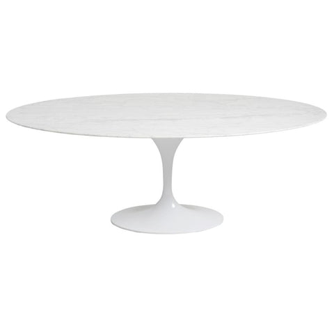 Tulip Oval Dining Table 170cm Marble Eero Saarinen Replica - Glicks Furniture