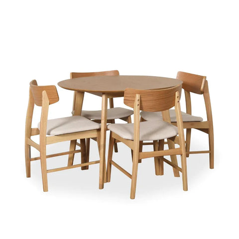 Sasha Round Dining Table 100cm - Glicks Furniture