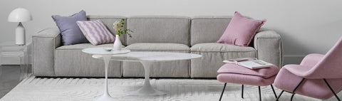 What colours go with a grey sofa?