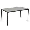 Megan Ceramic Dining Table 140cm Grey - Glicks Furniture