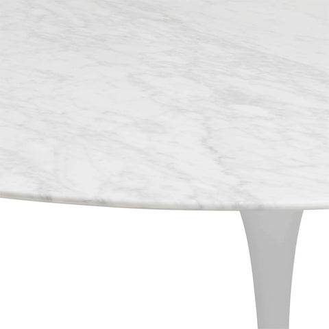 Tulip Dining Table Round Marble 100cm Eero Saarinen Replica