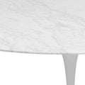 Tulip Oval Coffee Table Marble Eero Saarinen Replica - Glicks Furniture