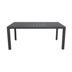 Manchester Outdoor Aluminium Dining Table Charcoal