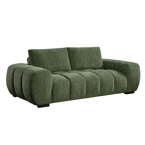 Sienna 3 Seater Fabric Sofa Hunter Green