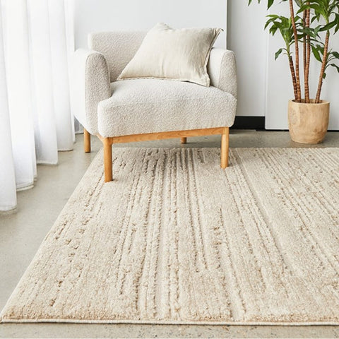 Serenade Ezra Natural Rug - Glicks Furniture