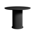 Torino 100cm Dining Table Black - Glicks Furniture