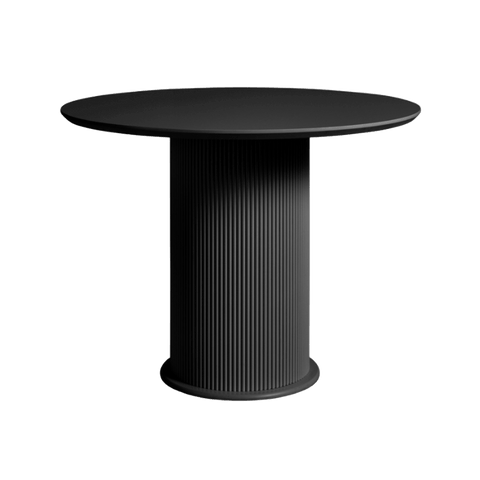 Torino 100cm Dining Table Black