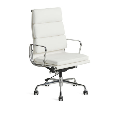 Eames Chair & Stool Brown & White Cowhide Replica – Glicks Furniture