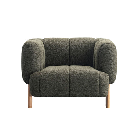 Nico Fabric Armchair Green