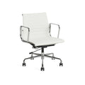 Eames Office Chair Replica Thin Low Back Chrome Frame - Glicks Furniture