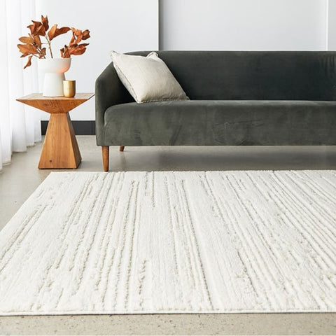 Serenade Ezra White Rug - Glicks Furniture