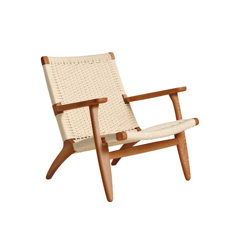 Hans Wegner Ch25 Easy Chair Replica Natural Oak