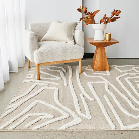 Serenade Kobi Natural Rug - Glicks Furniture