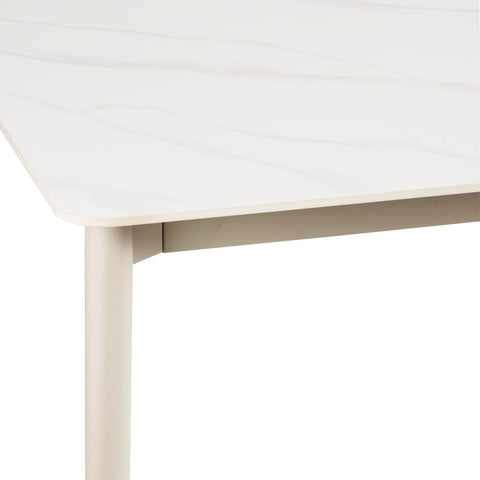 Nordic Ceramic Dining Table White 200cm