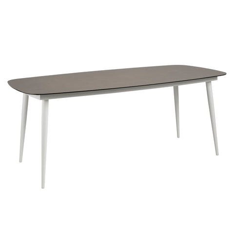 Noosa Outdoor Dining Table Grey White - Glicks Furniture