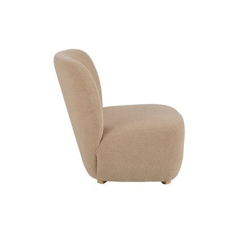 Kobi Lounge Chair Beige Fabric