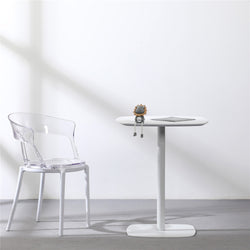 Jordan Square Dining Table White 60cm
