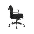 Eames Office Chair Replica Low Thick Back Black Frame - Glicks Furniture