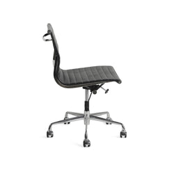 Eames Office Chair Replica Low Thin Back Armless Chrome Frame