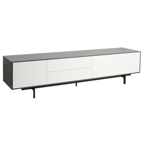 Argo Large Entertainment Unit 208cm Grey White