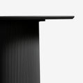 Torino 100cm Dining Table Black - Glicks Furniture