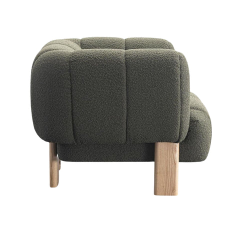 Nico Fabric Armchair Green