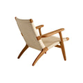 Hans Wegner Ch25 Easy Chair Replica Natural Oak