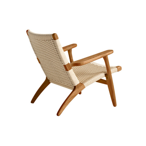 Hans Wegner Ch25 Easy Chair Replica Natural Oak