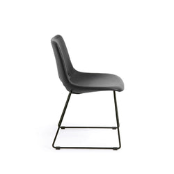 Enzo Dining Chair Black Synthetic Leather