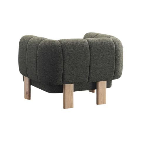 Nico Fabric Armchair Green