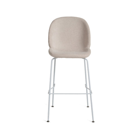 Harper Bar Stool Ivory Fabric 75cm