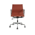 Eames Office Chair Replica Thin Low Back Chrome Frame - Glicks Furniture