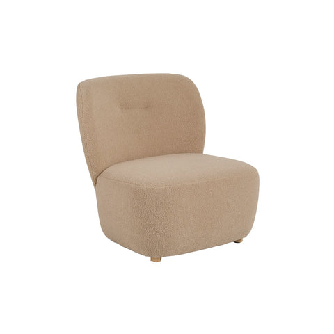 Kobi Lounge Chair Beige Fabric