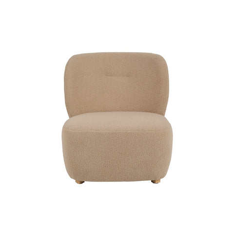 Kobi Lounge Chair Beige Fabric - Glicks Furniture