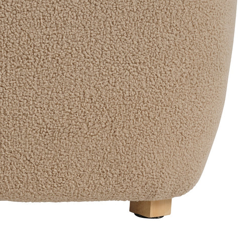 Kobi Lounge Chair Beige Fabric