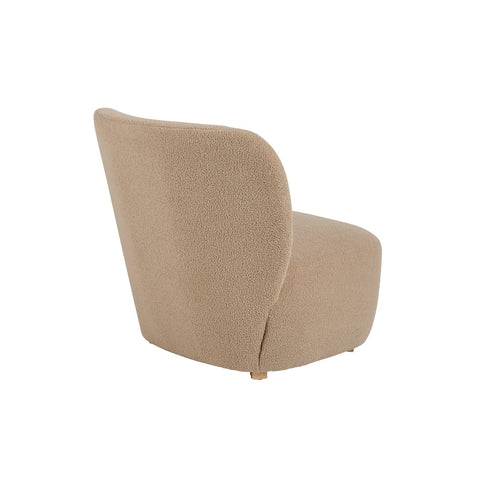 Kobi Lounge Chair Beige Fabric - Glicks Furniture