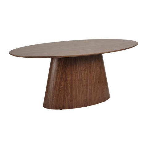 Eclipse Oval Dining Table Walnut 180cm