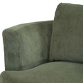 Adam Swivel Armchair Olive Close up