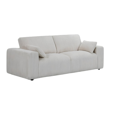 Alexis 2 Seater Fabric Sofa Snow