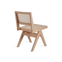 Amelia Armless Dining Chair Beech Wood
