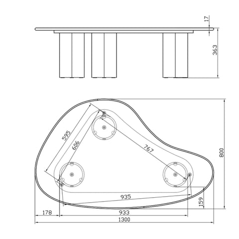 Annabel Marble Coffee Table