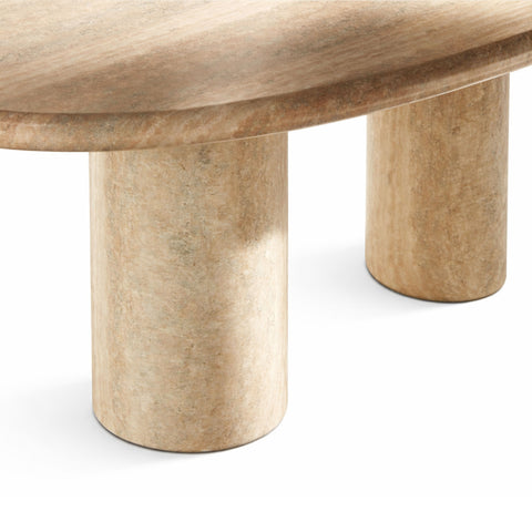 Arlo Dining Table Travertine-Look