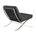 Barcelona Chair Black Leather Replica - Glicks Furniture