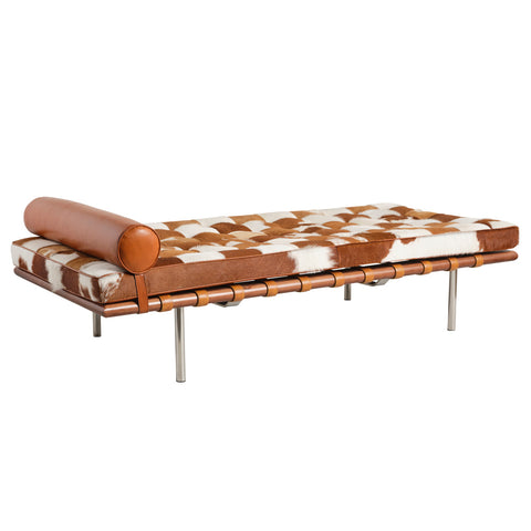 Barcelona Daybed Cowhide Leather Replica