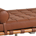 Barcelona Daybed Tan Leather Replica - Glicks Furniture