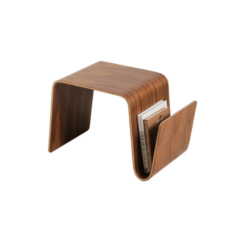 Bentwood Side Table Walnut - Glicks Furniture