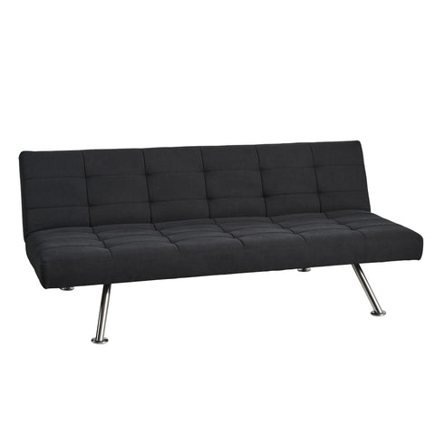 Byron Sofa Bed Cotton Fabric Charcoal - Glicks Furniture