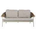 Mykonos Outdoor 3 Seater Sofa Ivory White - Glicks Furniture